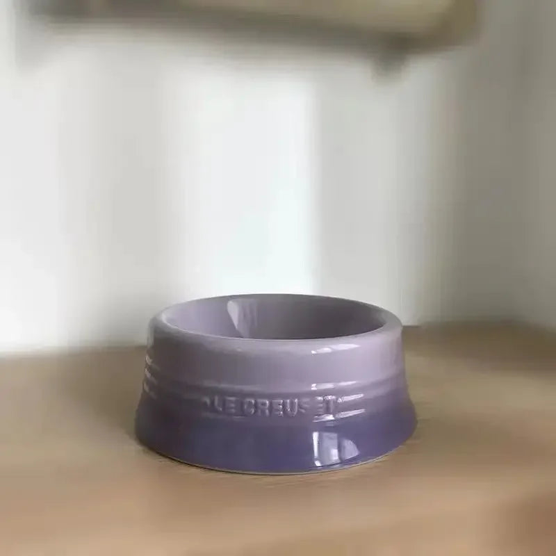 Elevated Ceramic Cat Bowl