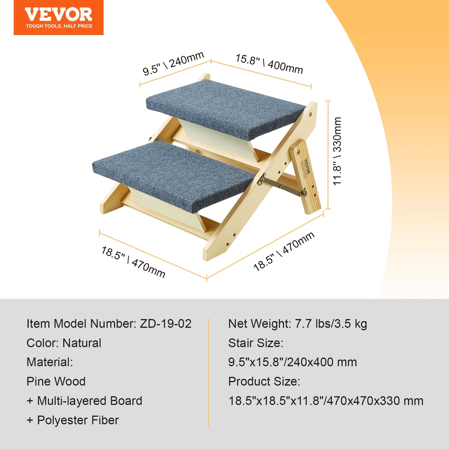 Foldable Pet Ramp & Steps