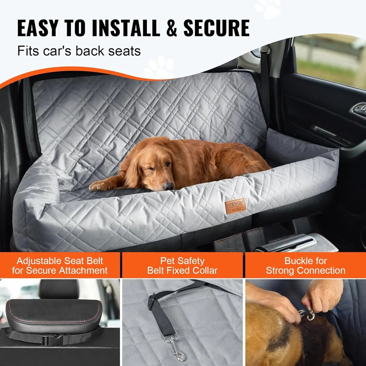 Waterproof Dog Car Seat