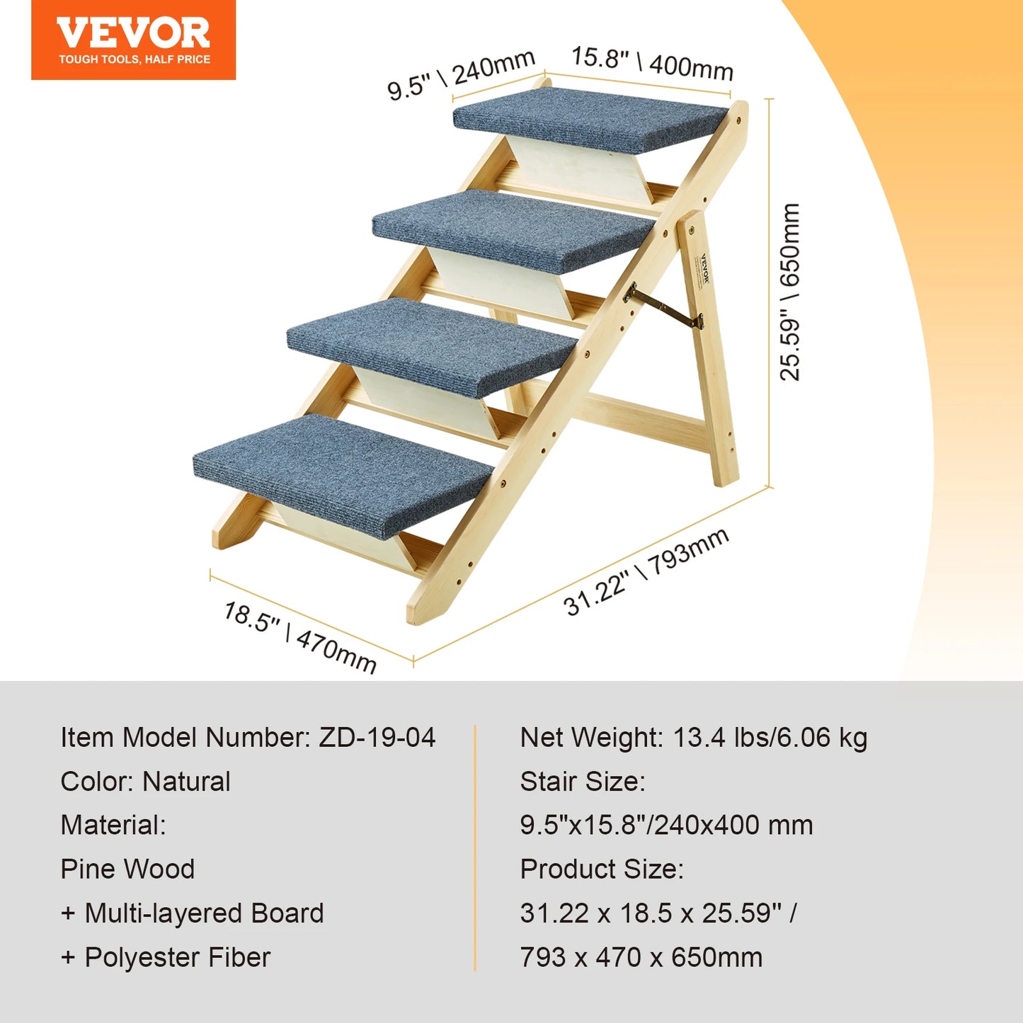 Foldable Pet Ramp & Steps
