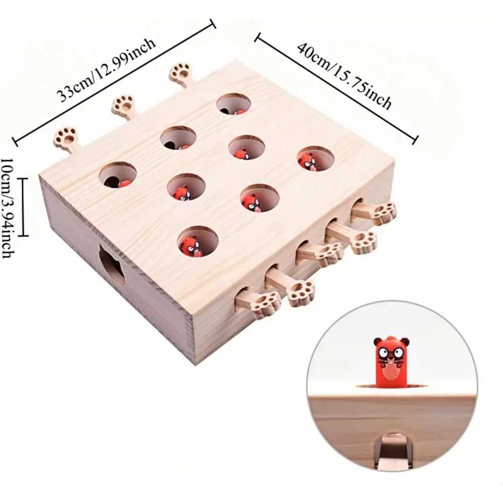 Whack-a-Mole Cat Toy