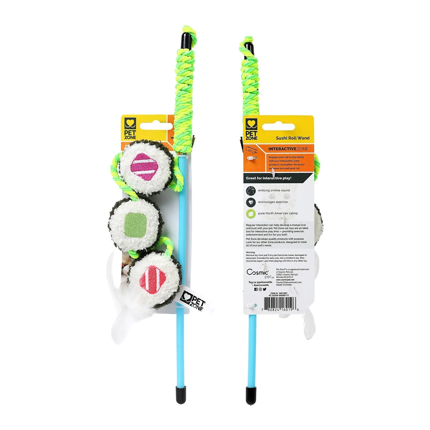 Sushi Wand Cat Toy