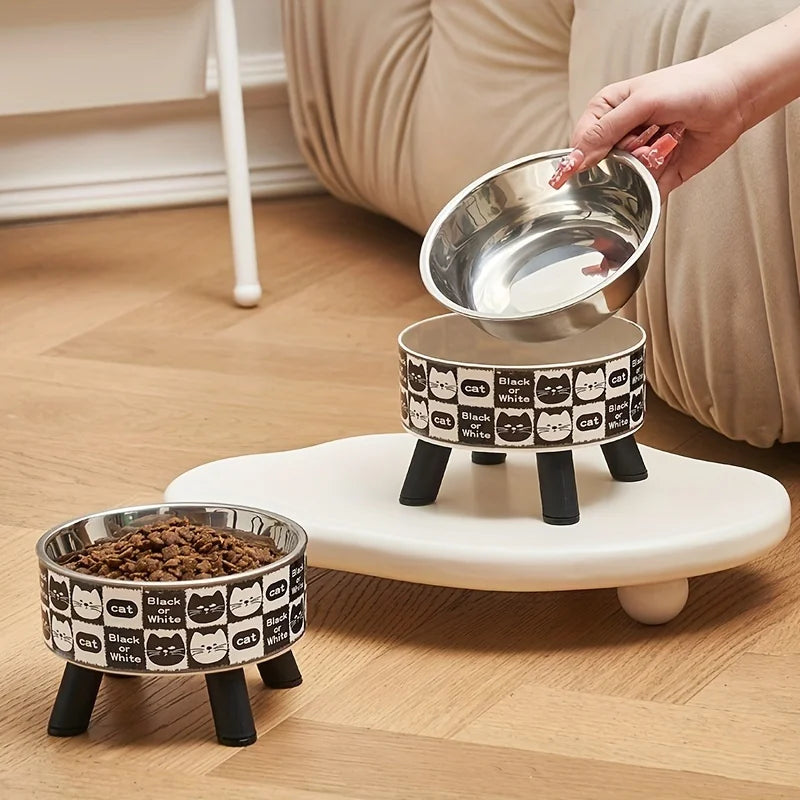 Elevated Cat Food Bowl