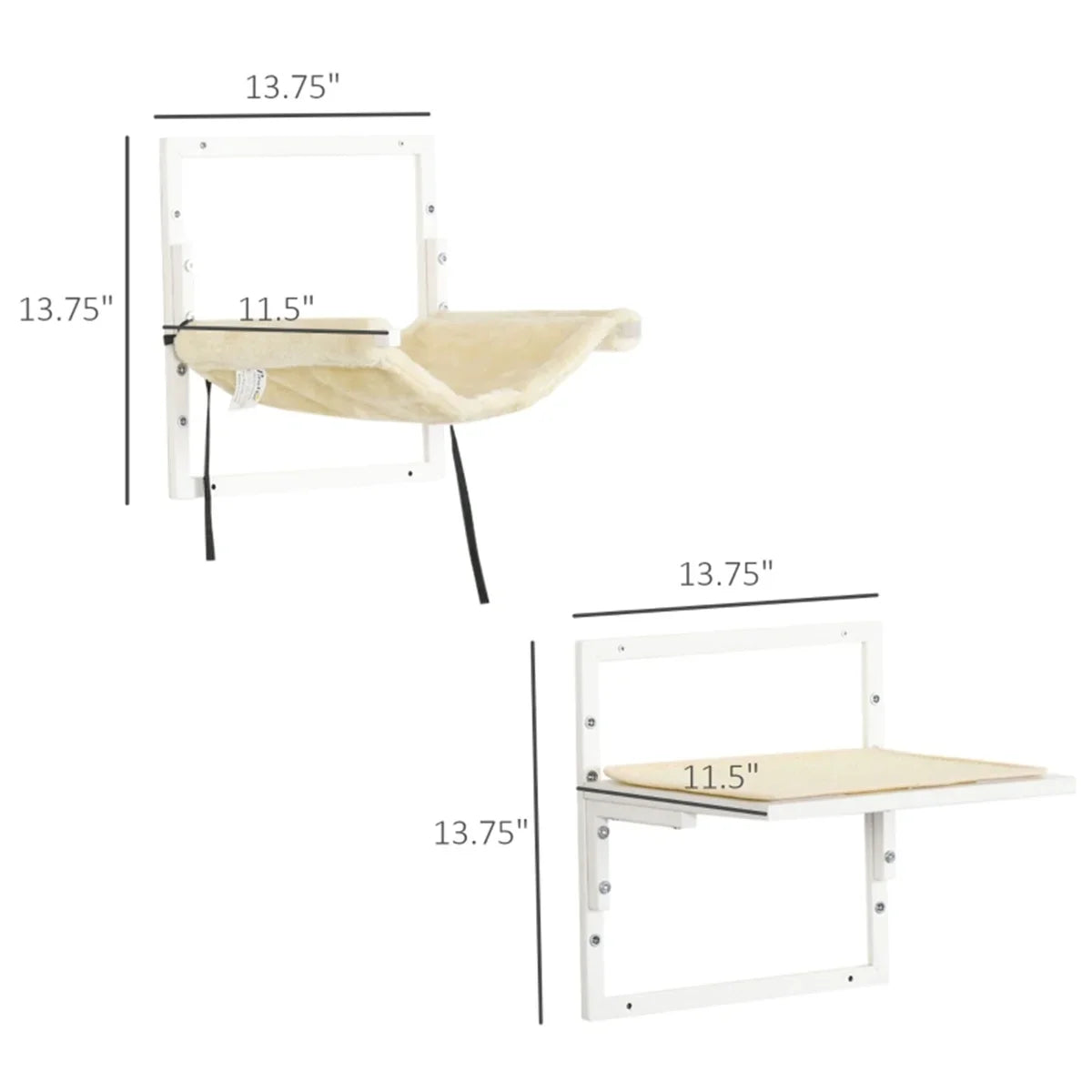 Cat Shelf & Tower Set – Wall-Mounted Climbing Furniture with Toys, Training Aids & Snack Holders