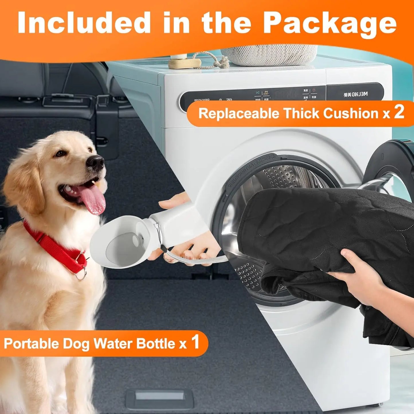 Foldable Dog Car Seat