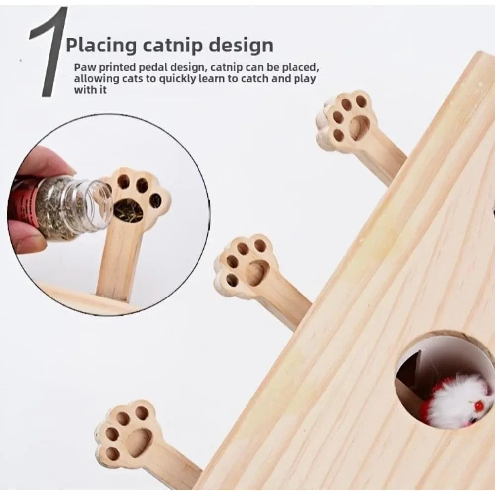 Whack-a-Mole Cat Toy