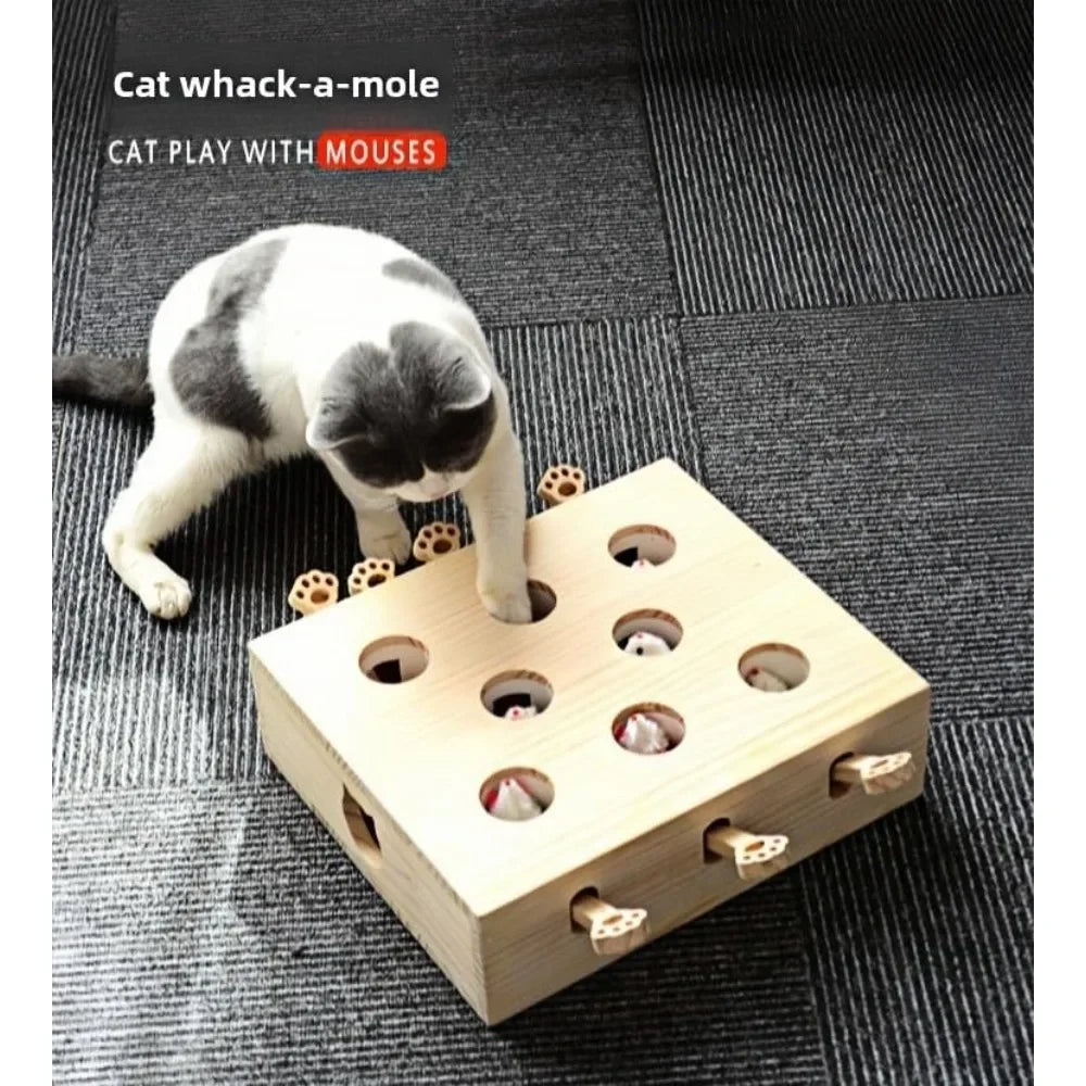 Whack-a-Mole Cat Toy