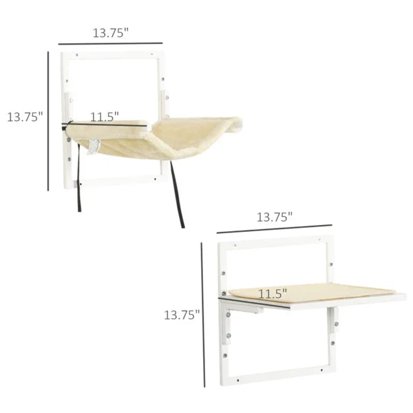 Cat Shelf & Tower Set – Wall-Mounted Climbing Furniture with Toys, Training Aids & Snack Holders
