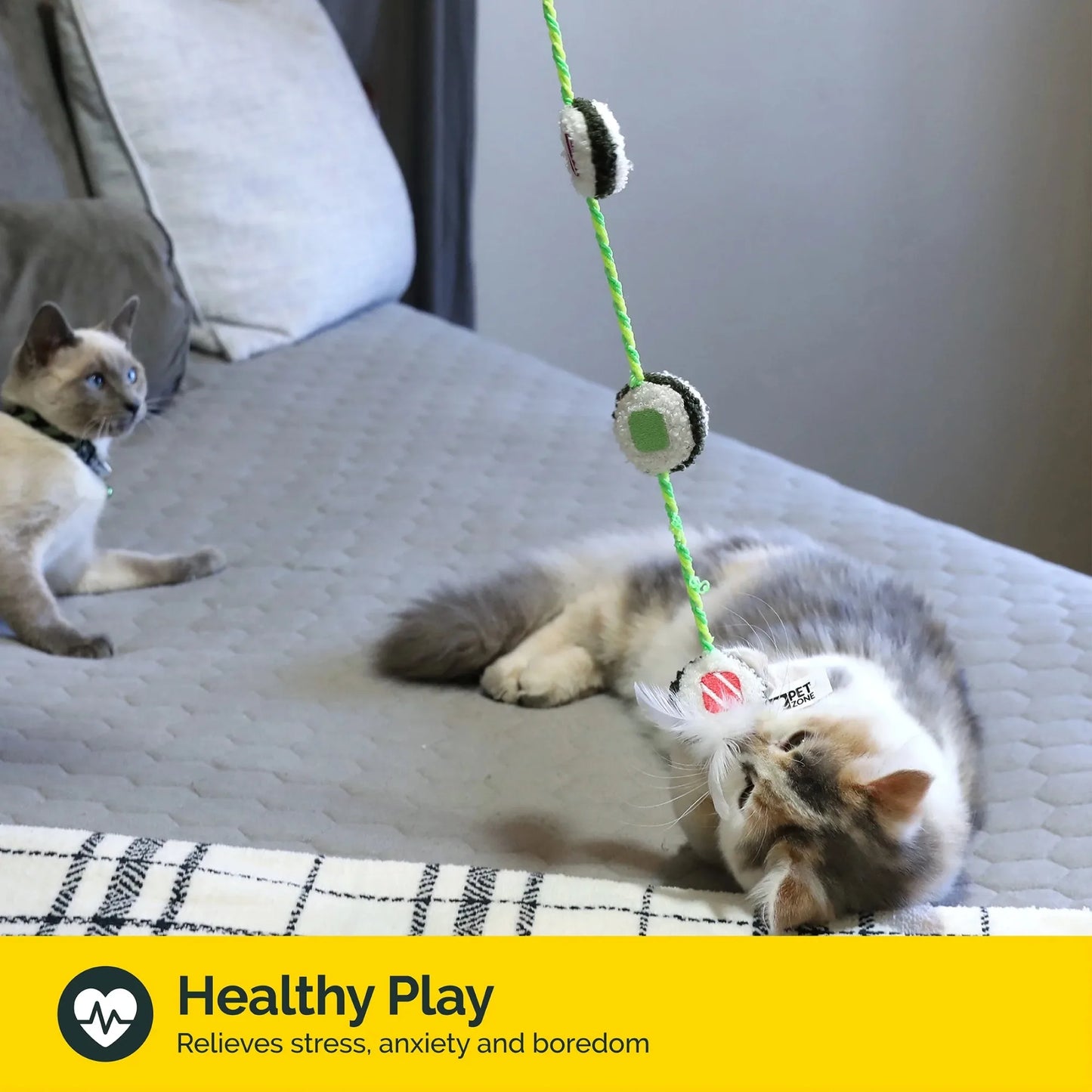 Sushi Wand Cat Toy