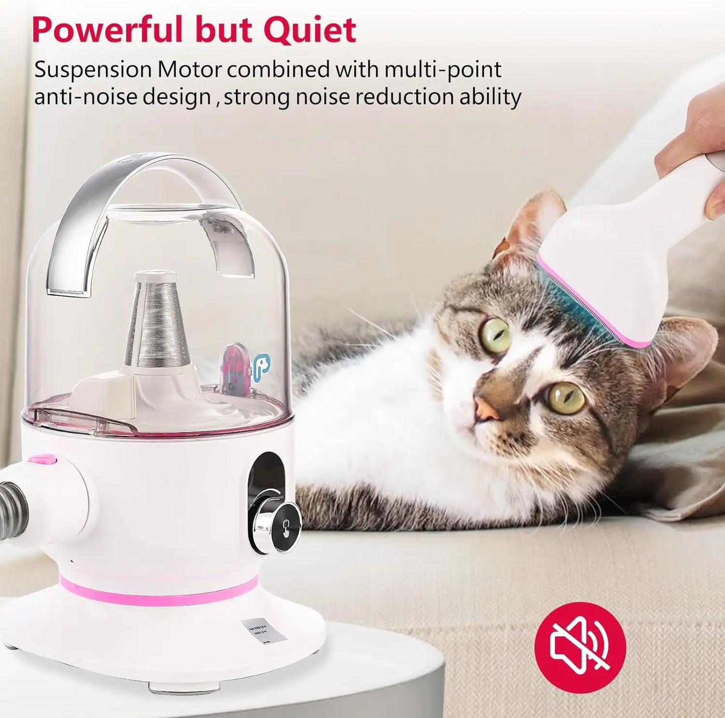 Pet Grooming Vacuum Kit
