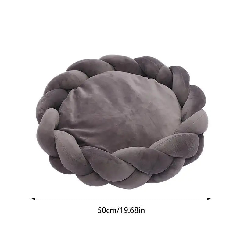 Round Knitted Pet Bed