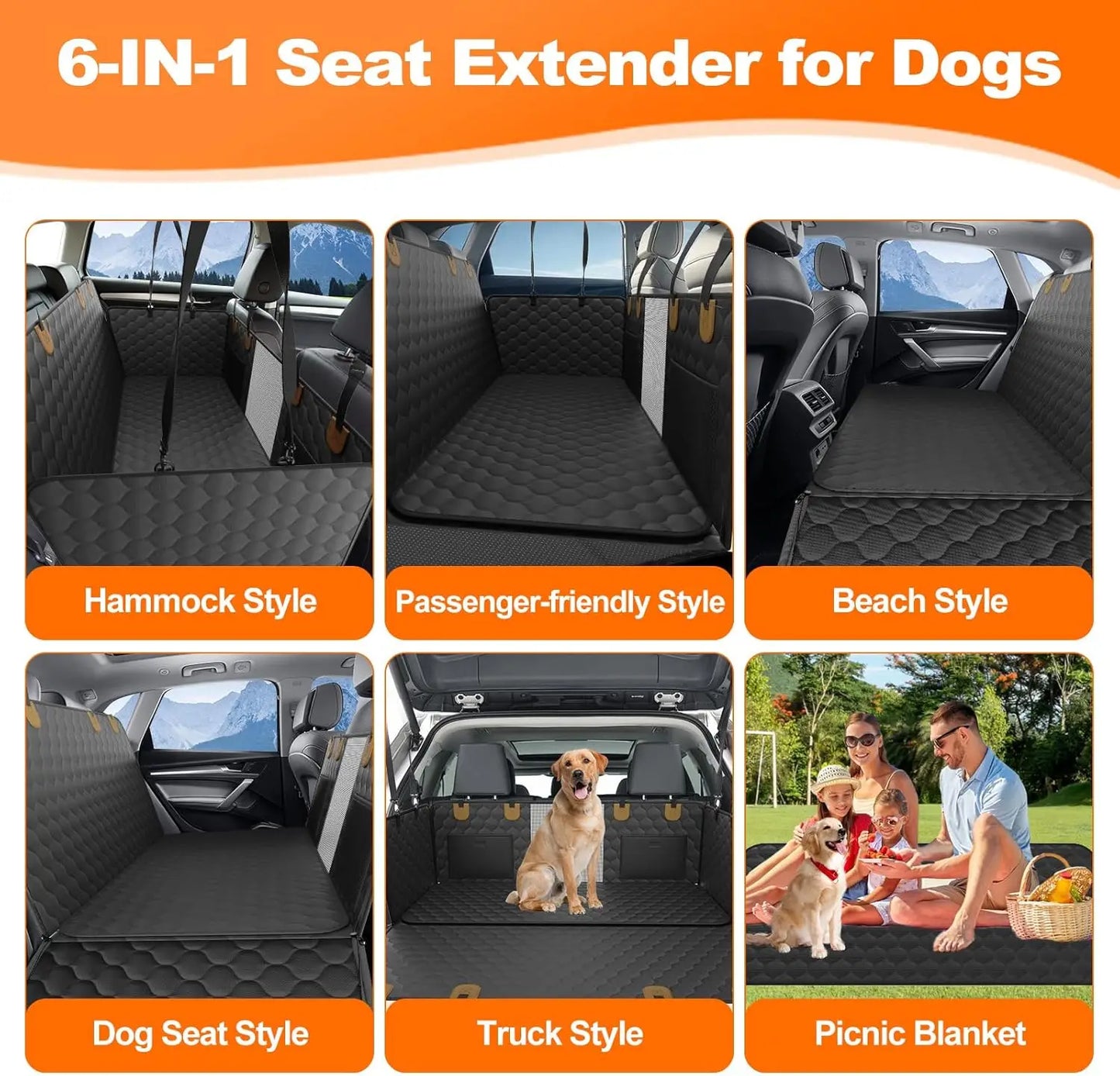 Foldable Dog Car Seat