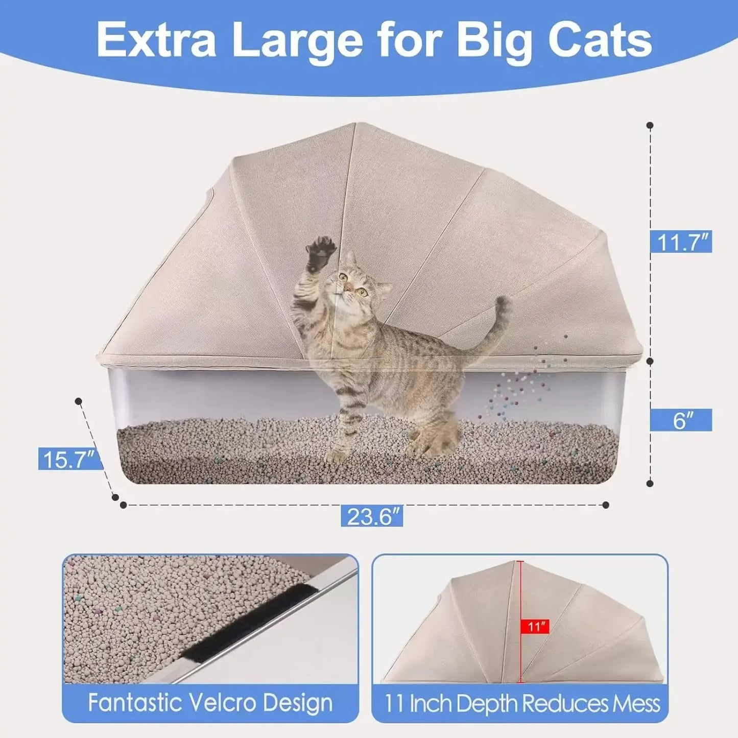 XL Enclosed Litter Box