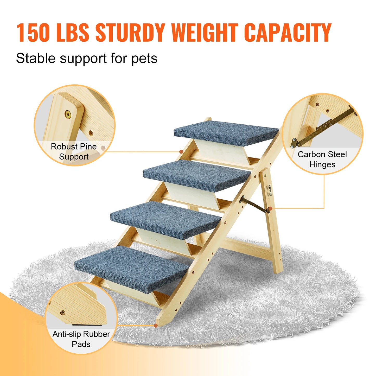 Foldable Pet Ramp & Steps