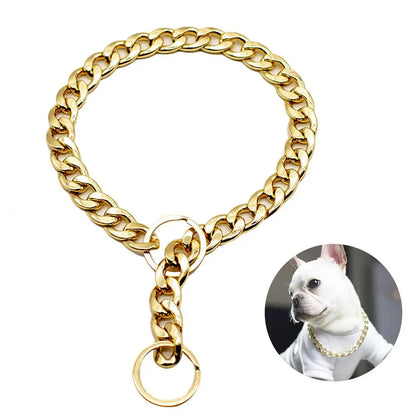 Gold Metal Dog Chain