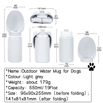 Folding Pet Water Bottle