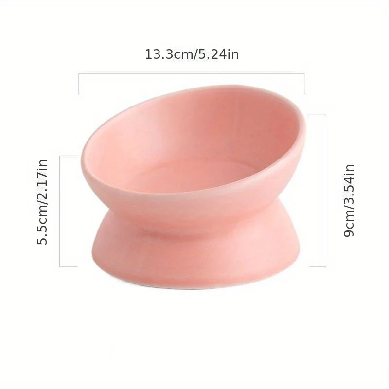 Ceramic Raised Cat Bowl