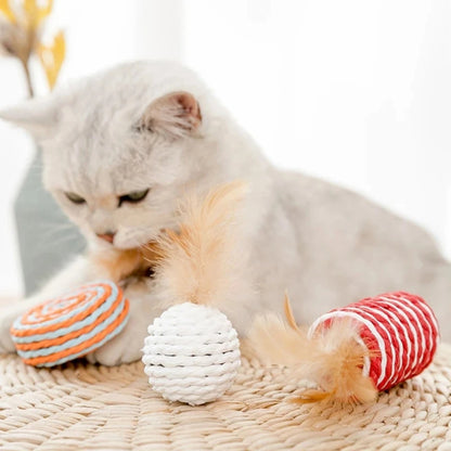 Wooden Cat Teaser Set