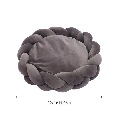 Round Knitted Pet Bed