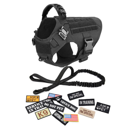 Tactical Dog Harness Set