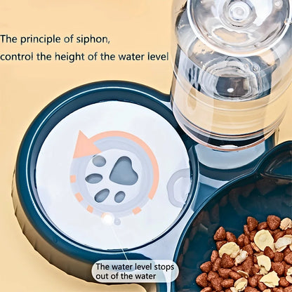 Tilted Cat Feeder Set