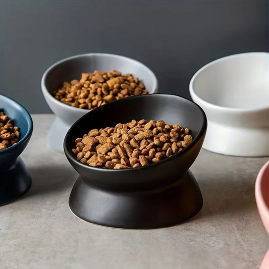 Ceramic Raised Cat Bowl
