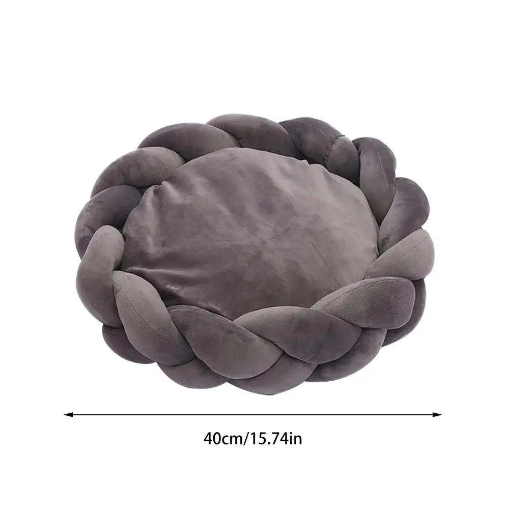 Round Knitted Pet Bed