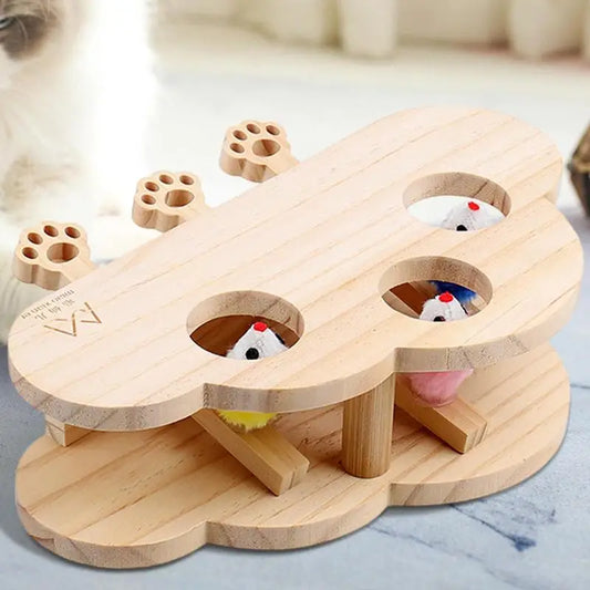 Whack-a-Mole Cat Toy