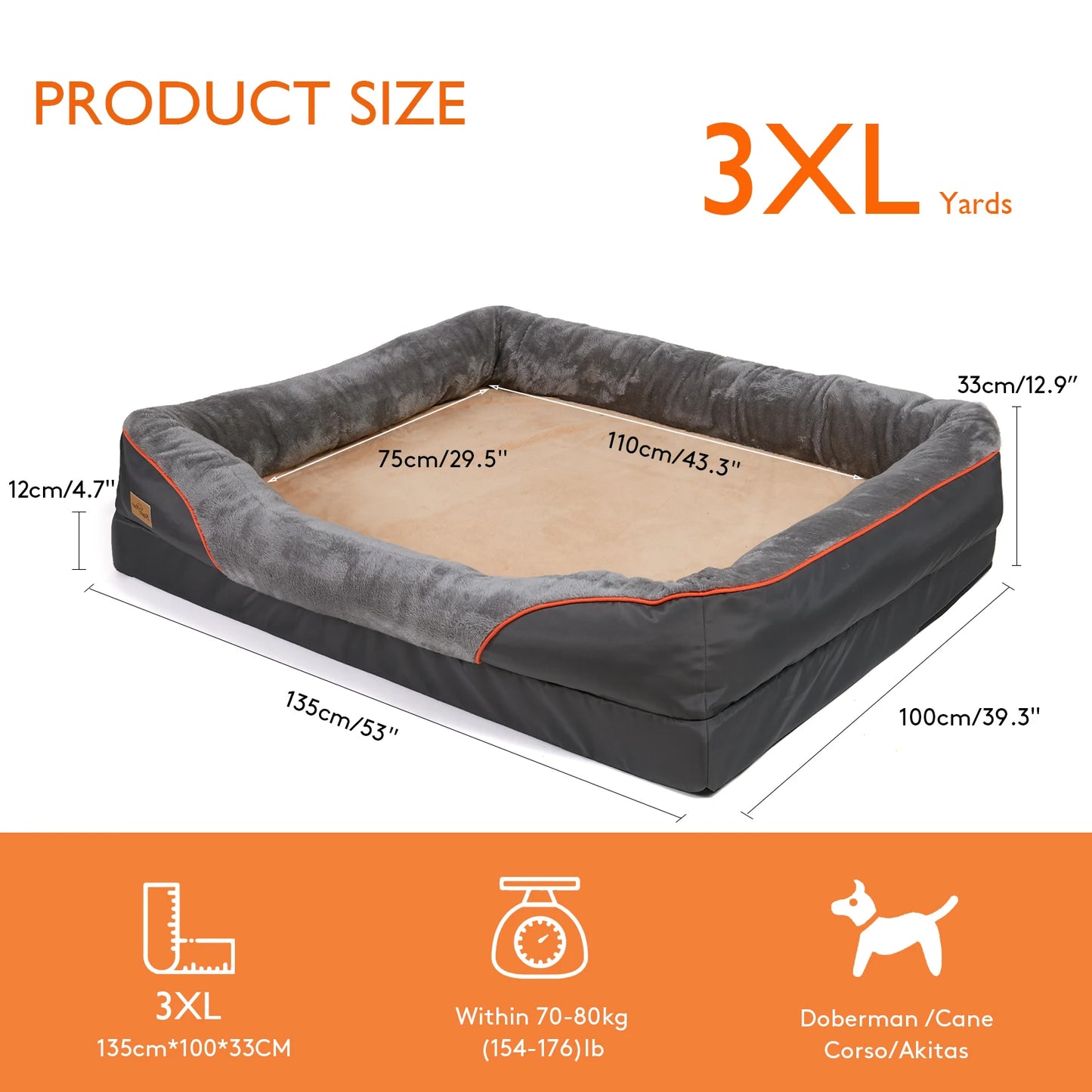 Orthopedic Dog Sofa Bed