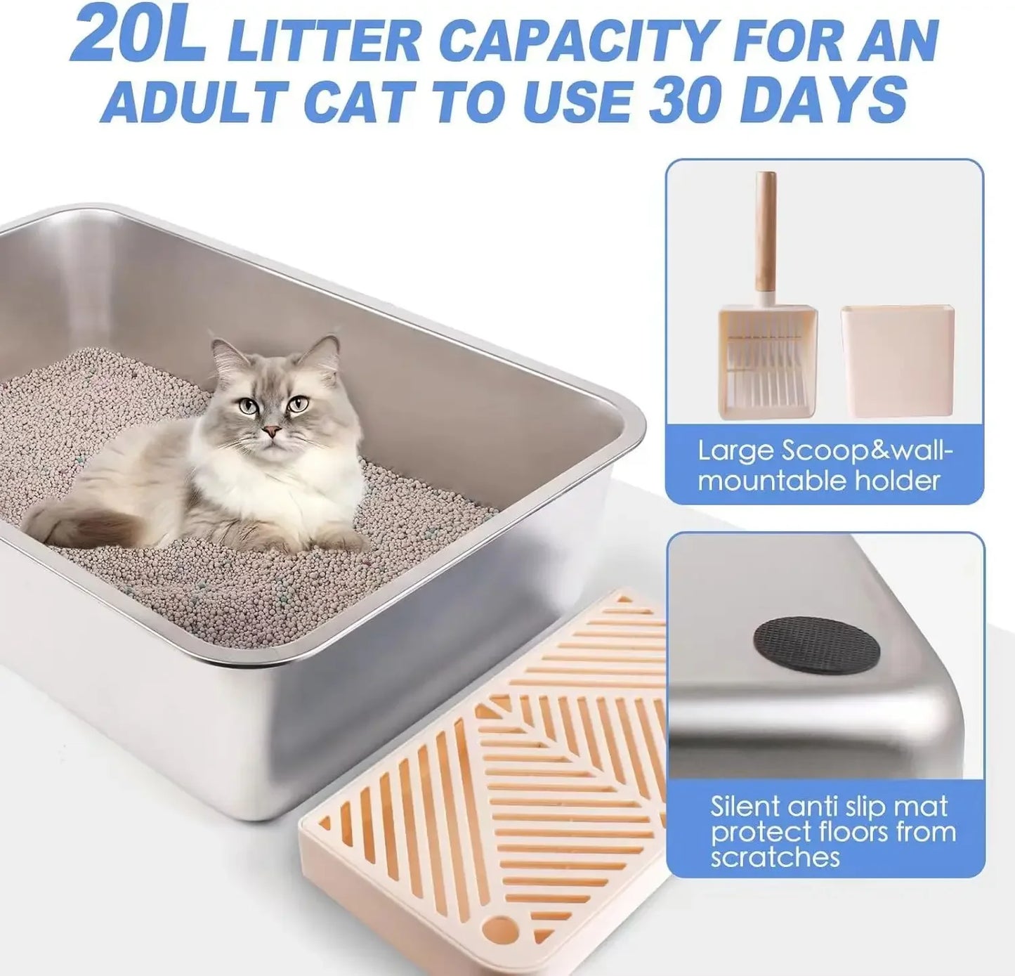 XL Enclosed Litter Box