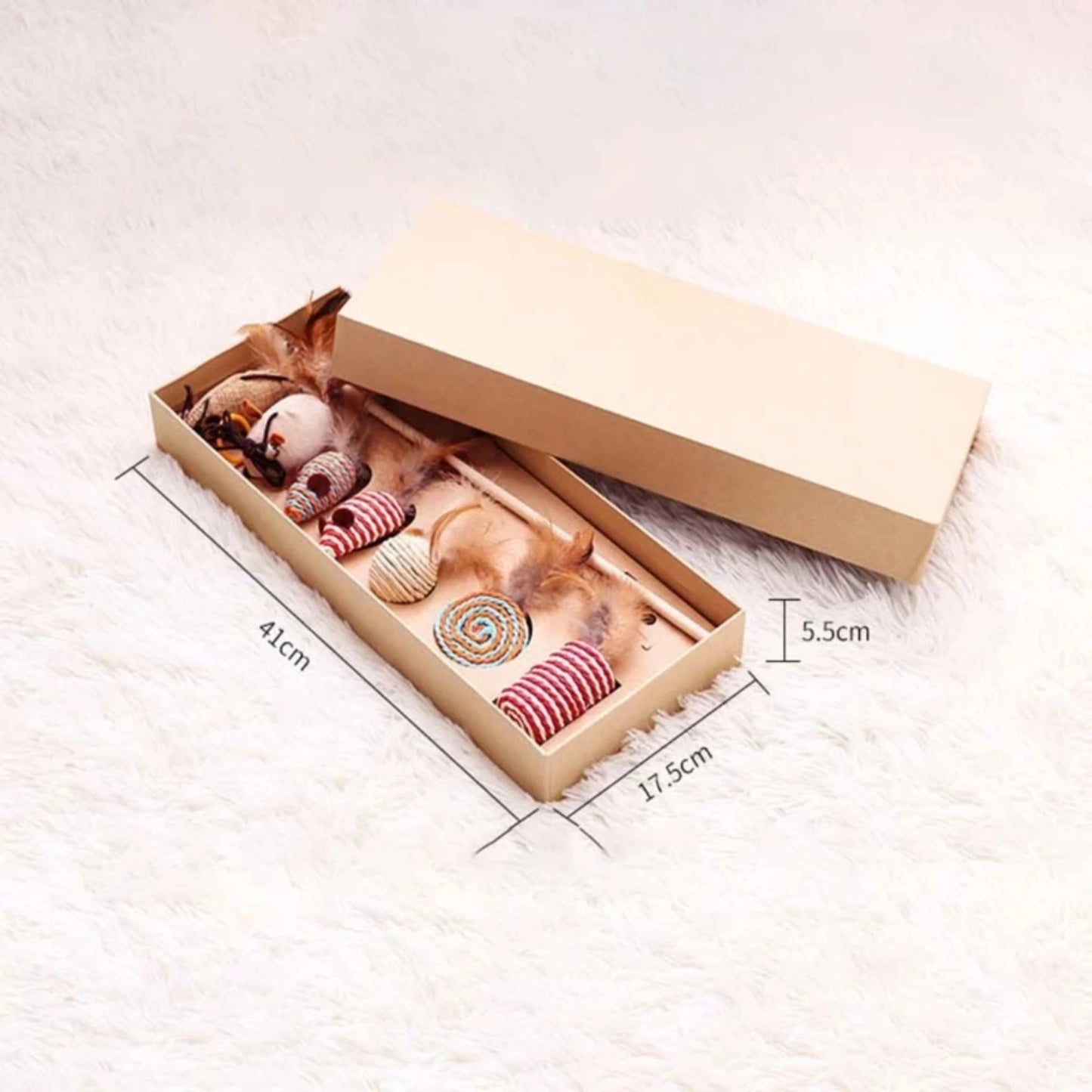 Wooden Cat Teaser Set