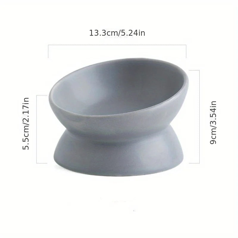 Ceramic Raised Cat Bowl