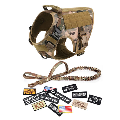 Tactical Dog Harness Set