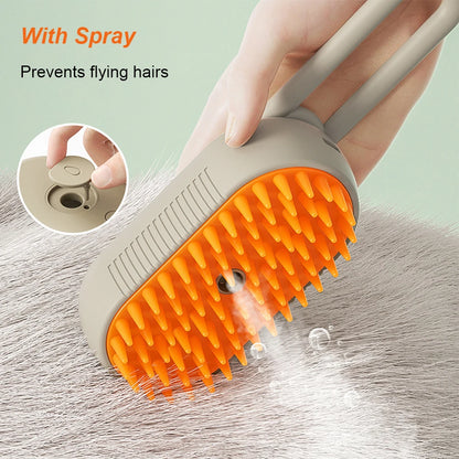 3-in-1 Steam Pet Brush