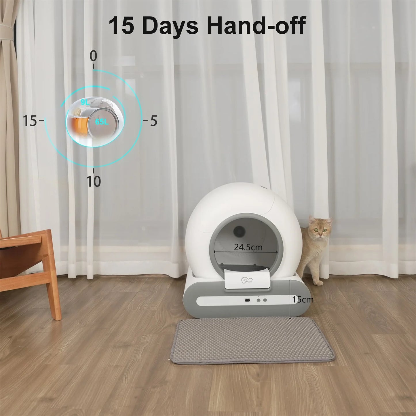 Smart Self-Cleaning Litter Box