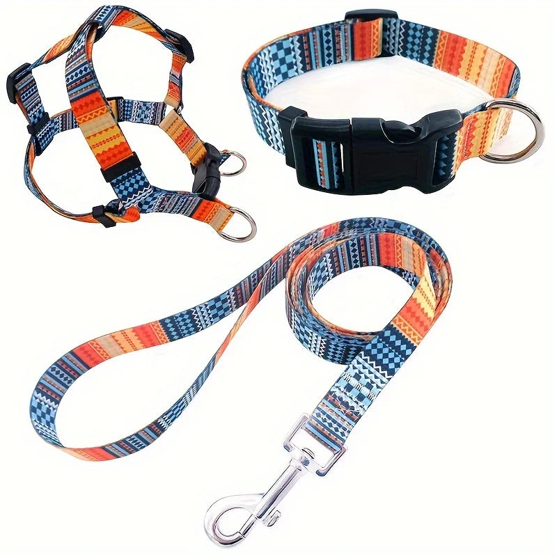 Stylish Dog Harness Set