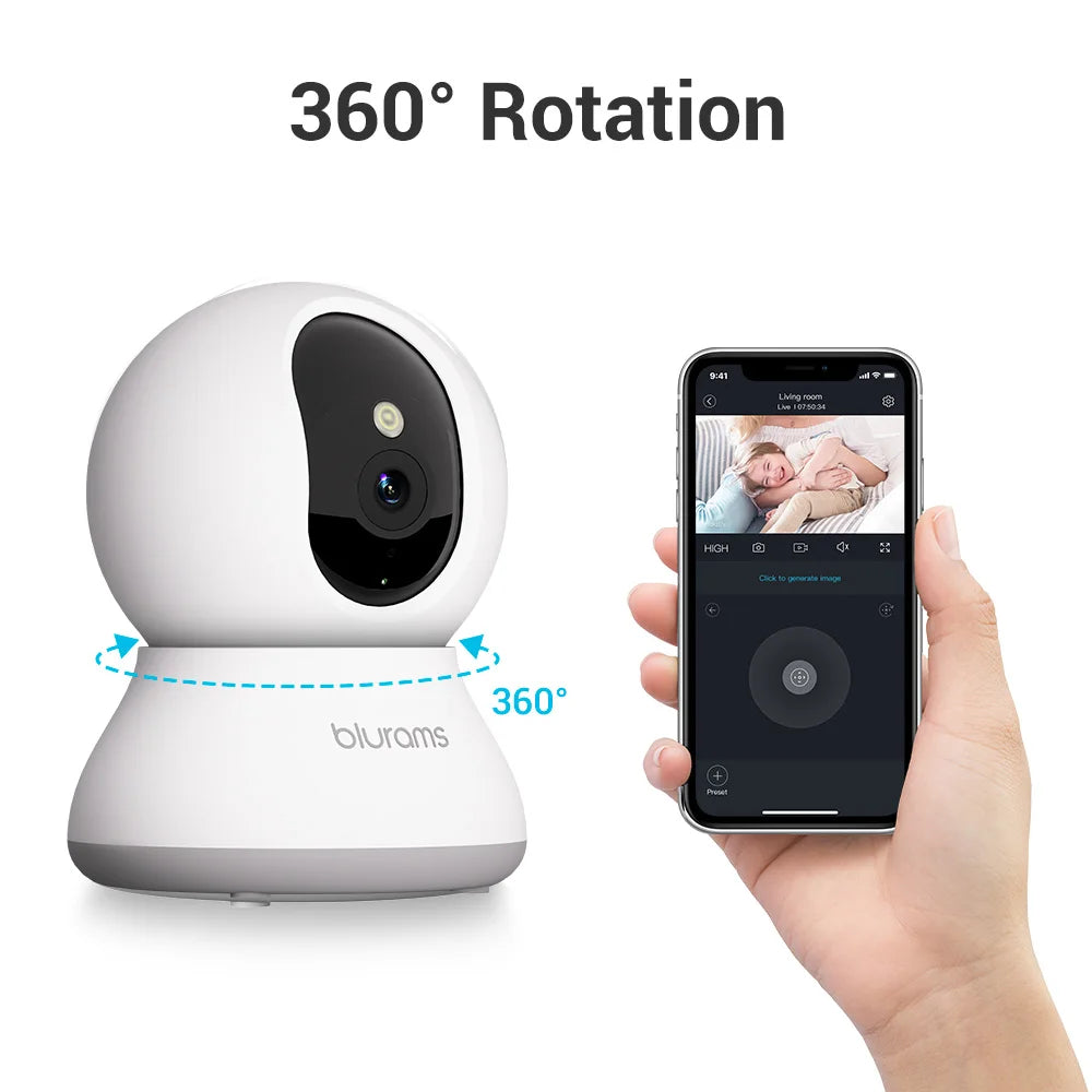 2K Indoor Security Camera
