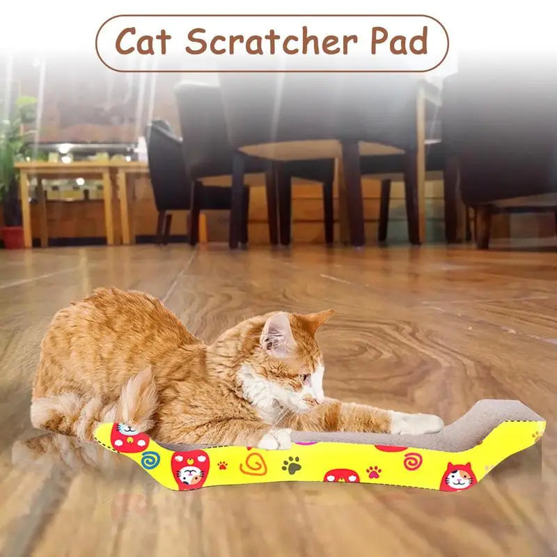 Wooden Cat Scratcher Board