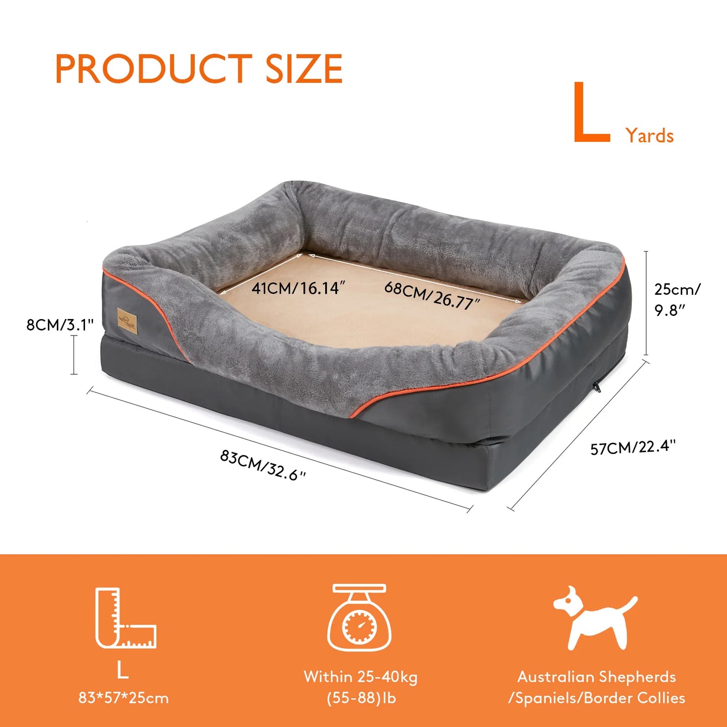 Orthopedic Dog Sofa Bed