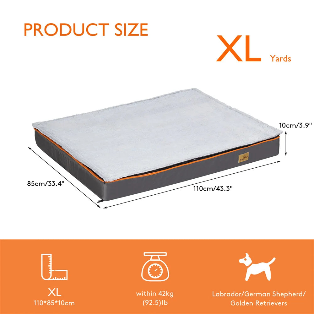 Orthopedic Memory Foam Dog Bed