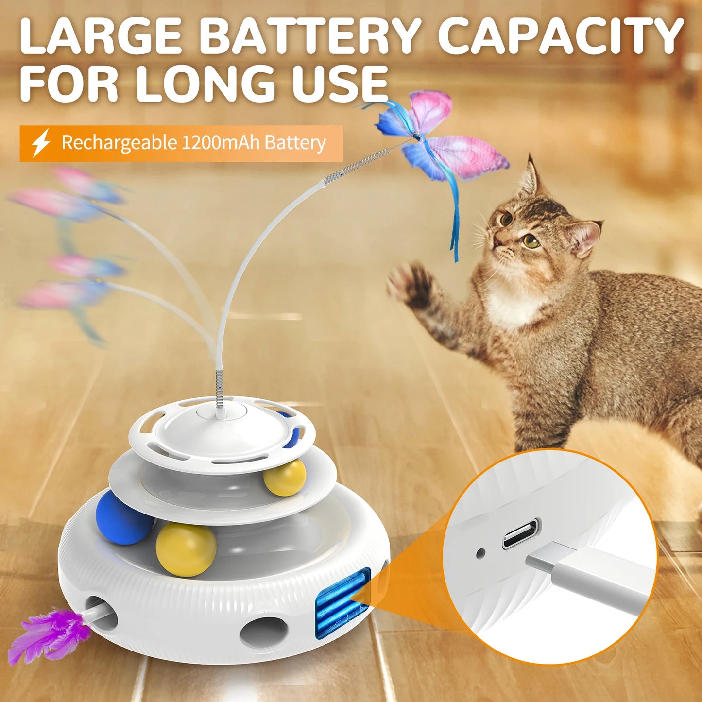 Rechargeable Cat Laser Toy