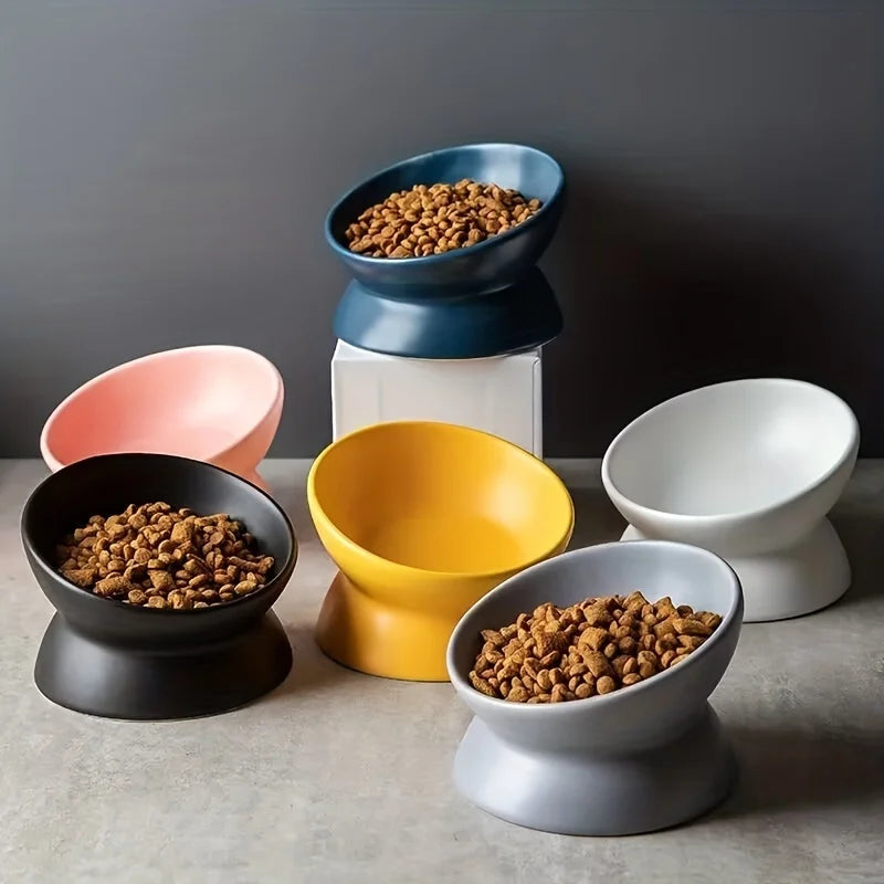 Ceramic Raised Cat Bowl