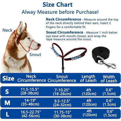 Adjustable Dog Head Halter
