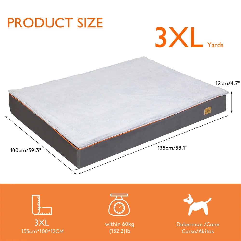Orthopedic Memory Foam Dog Bed