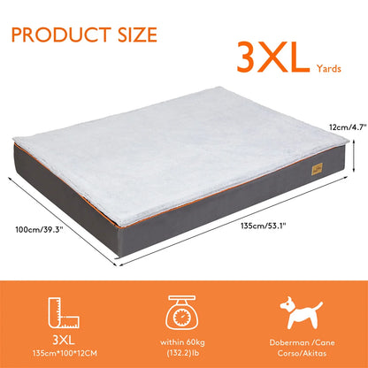Orthopedic Memory Foam Dog Bed