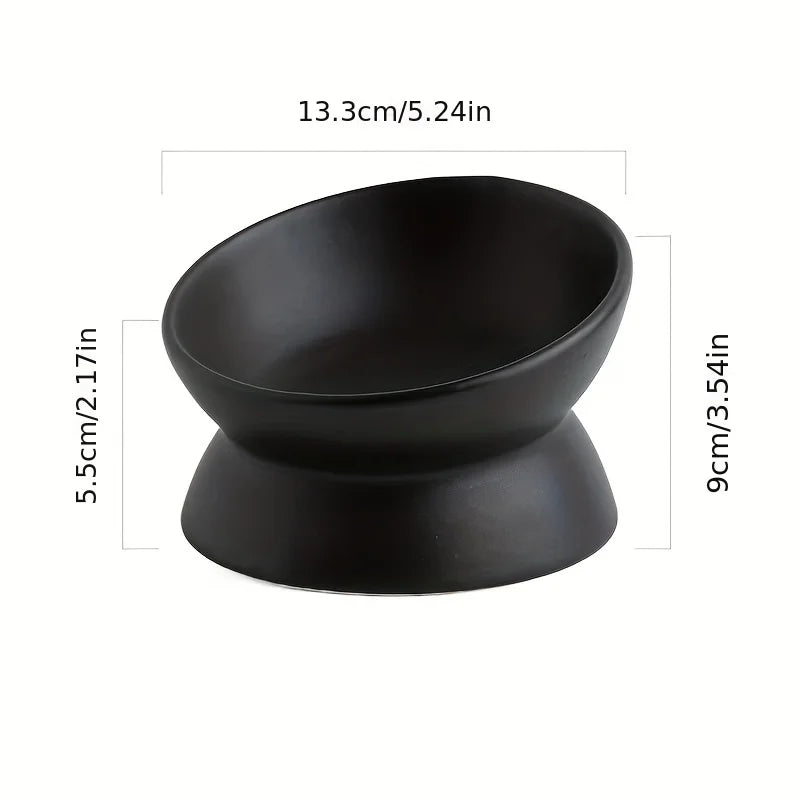Ceramic Raised Cat Bowl