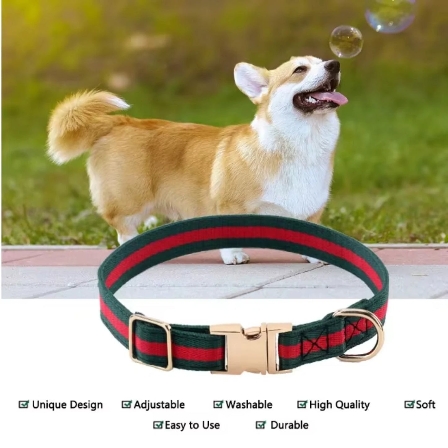 Luxury Nylon Dog Leash Set