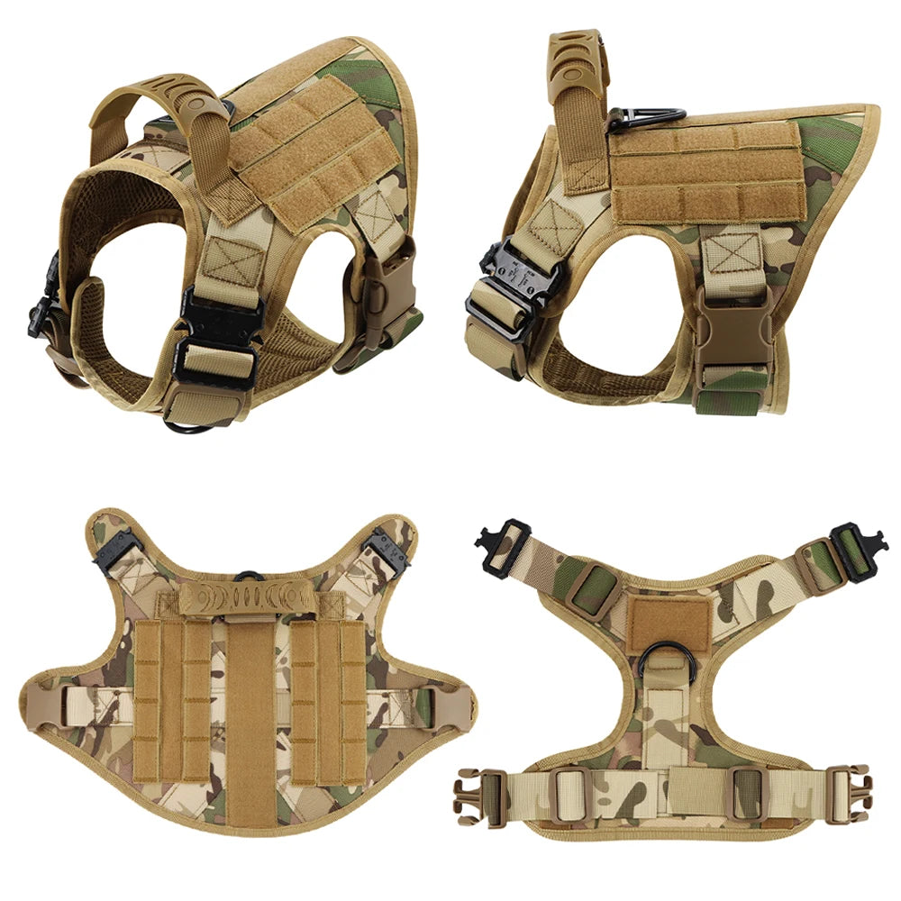 Tactical Dog Harness Set