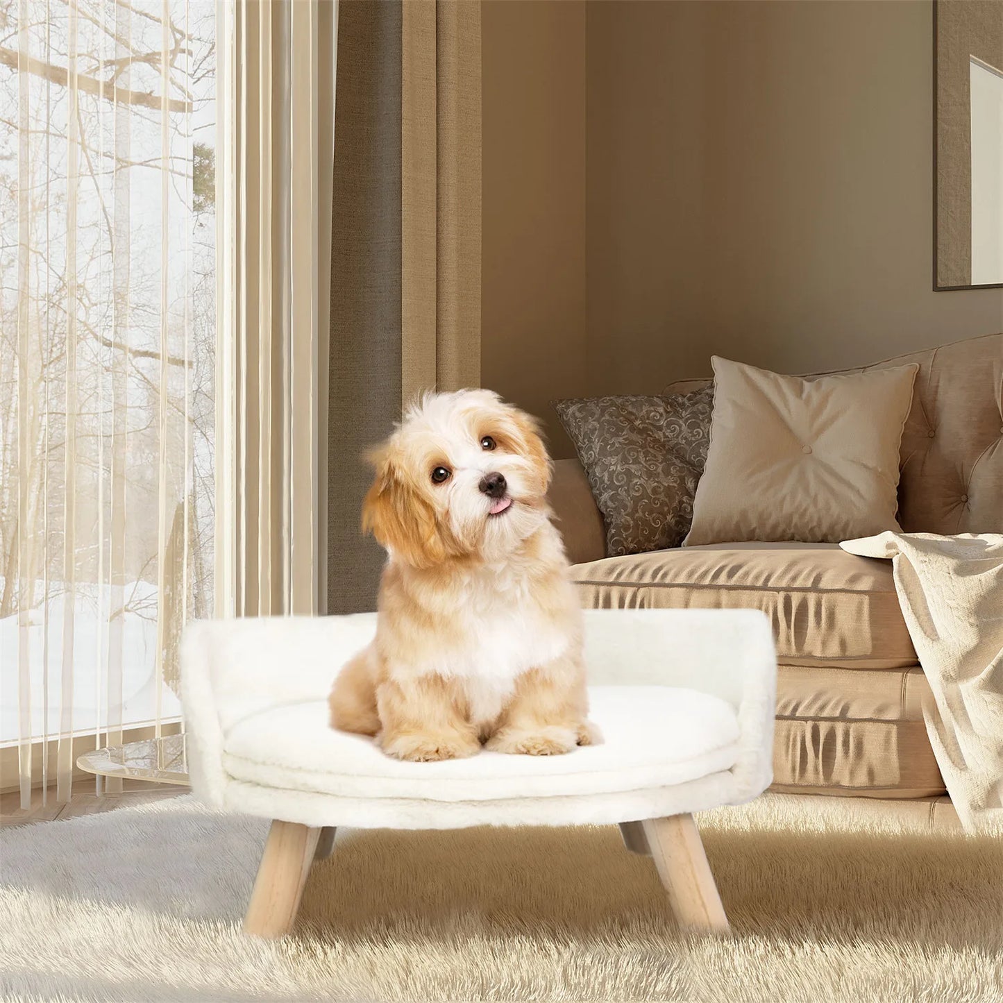 Raised Pet Sofa Bed