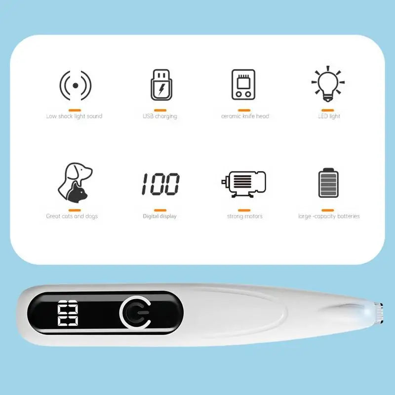 LED Dog Paw Trimmer